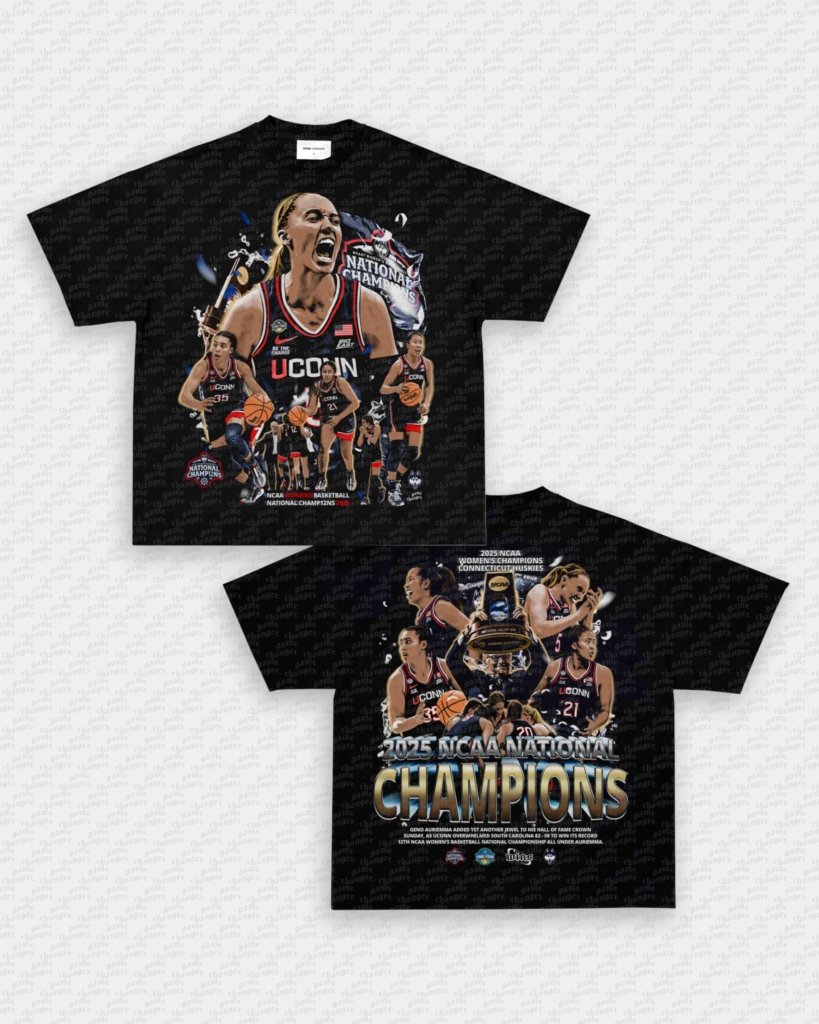 UCONN WOMENS NATTY CHAMPS TEE - [DS] - VIP - GAME CHANGERS - GAME CHANGERS GRAPHIC TEE