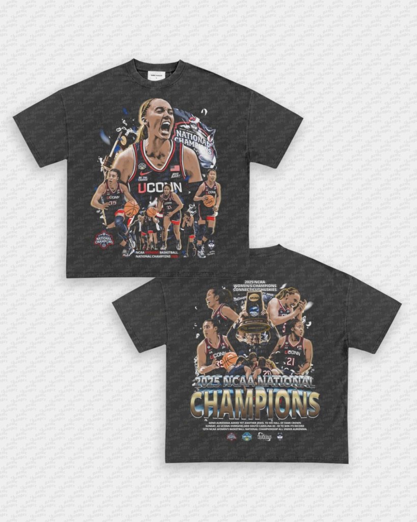 UCONN WOMENS NATTY CHAMPS TEE - [DS] - VIP - GAME CHANGERS - GAME CHANGERS GRAPHIC TEE