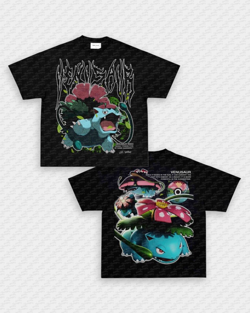 VENUSAUR TEE - [DS] - VIP - GAME CHANGERS - GAME CHANGERS GRAPHIC TEE