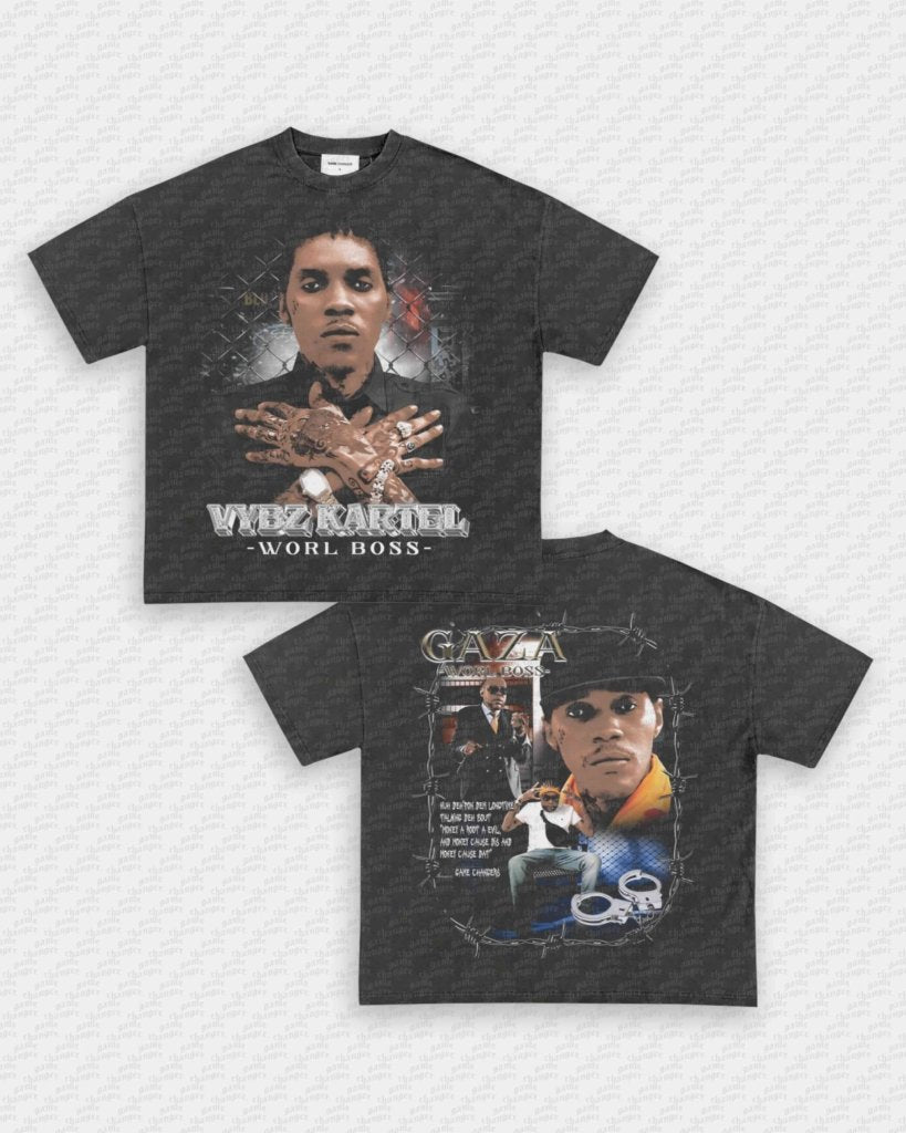 VYBZ KARTEL TEE - [DS] - VIP - GAME CHANGERS - GAME CHANGERS GRAPHIC TEE