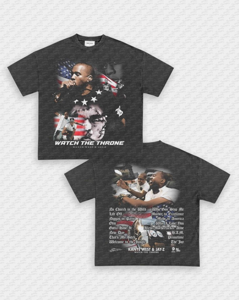 WATCH THE THRONE TEE - [DS] - VIP - GAME CHANGERS - GAME CHANGERS GRAPHIC TEE