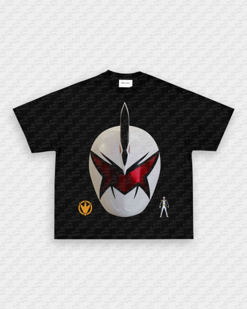 WHITE DINO RANGER TEE - VIP - GAME CHANGERS - GAME CHANGERS GRAPHIC TEE