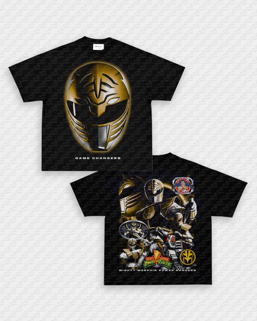 WHITE RANGER V3 TEE - [DS] - VIP - GAME CHANGERS - GAME CHANGERS GRAPHIC TEE