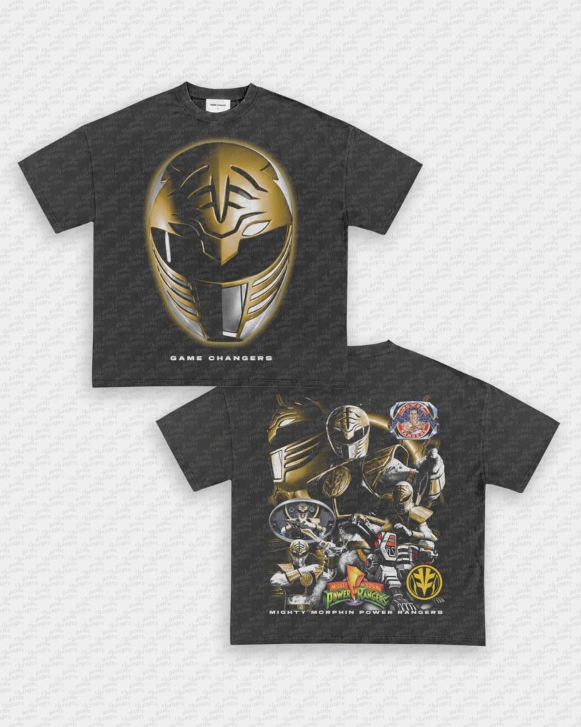 WHITE RANGER V3 TEE - [DS] - VIP - GAME CHANGERS - GAME CHANGERS GRAPHIC TEE