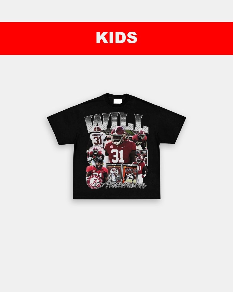 WILL ANDERSON JR - ALABAMA - KIDS TEE - VIP - GAME CHANGERS TEE