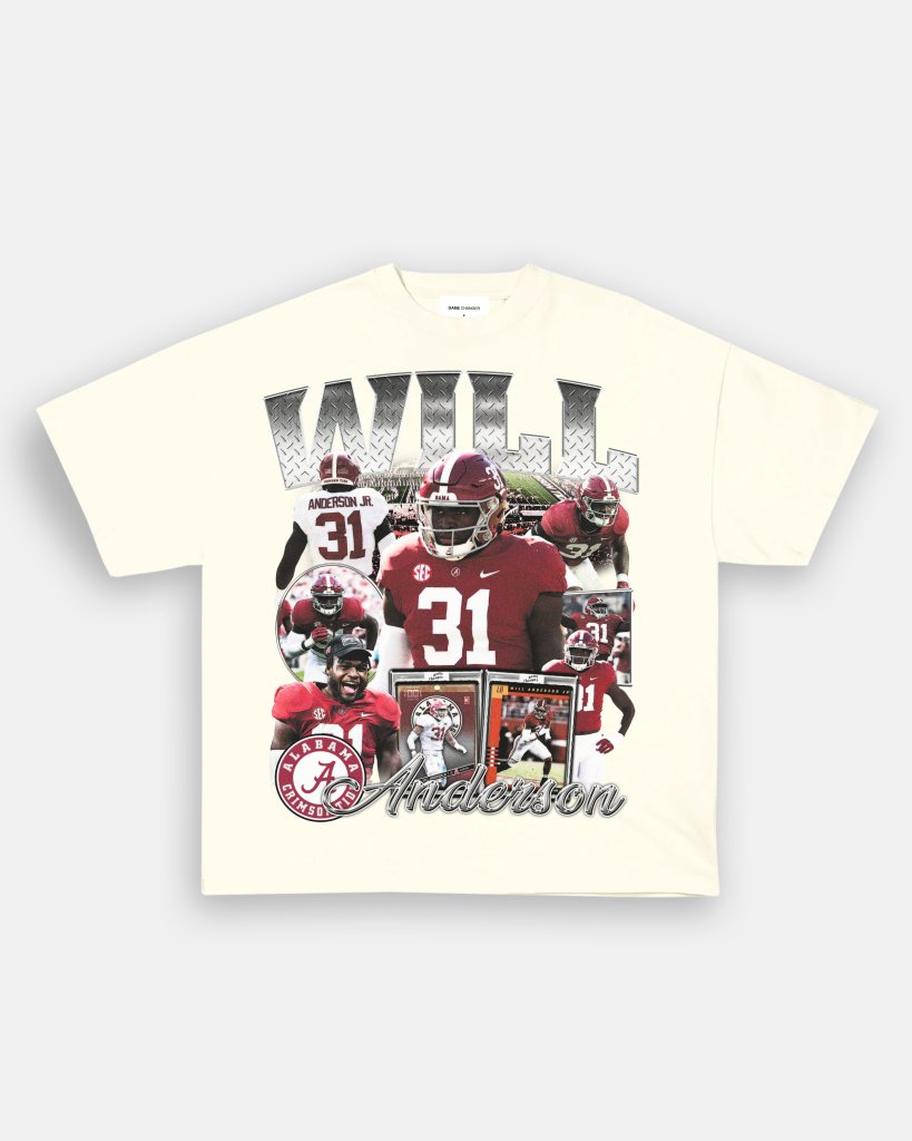 WILL ANDERSON JR - ALABAMA TEE - VIP - GAME CHANGERS TEE