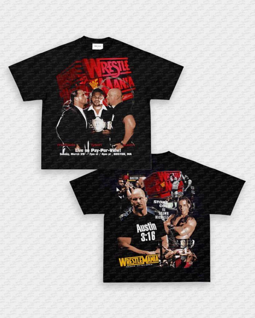 WRESTLEMANIA 14 TEE - [DS] - VIP - GAME CHANGERS - GAME CHANGERS GRAPHIC TEE