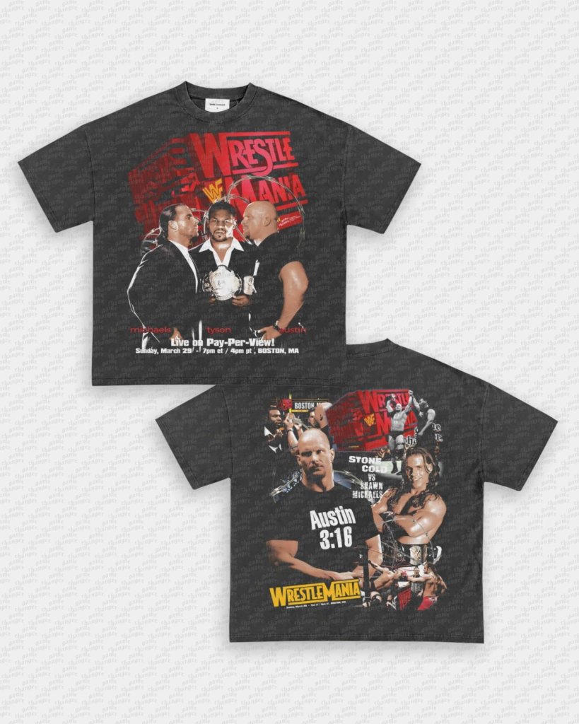 WRESTLEMANIA 14 TEE - [DS] - VIP - GAME CHANGERS - GAME CHANGERS GRAPHIC TEE