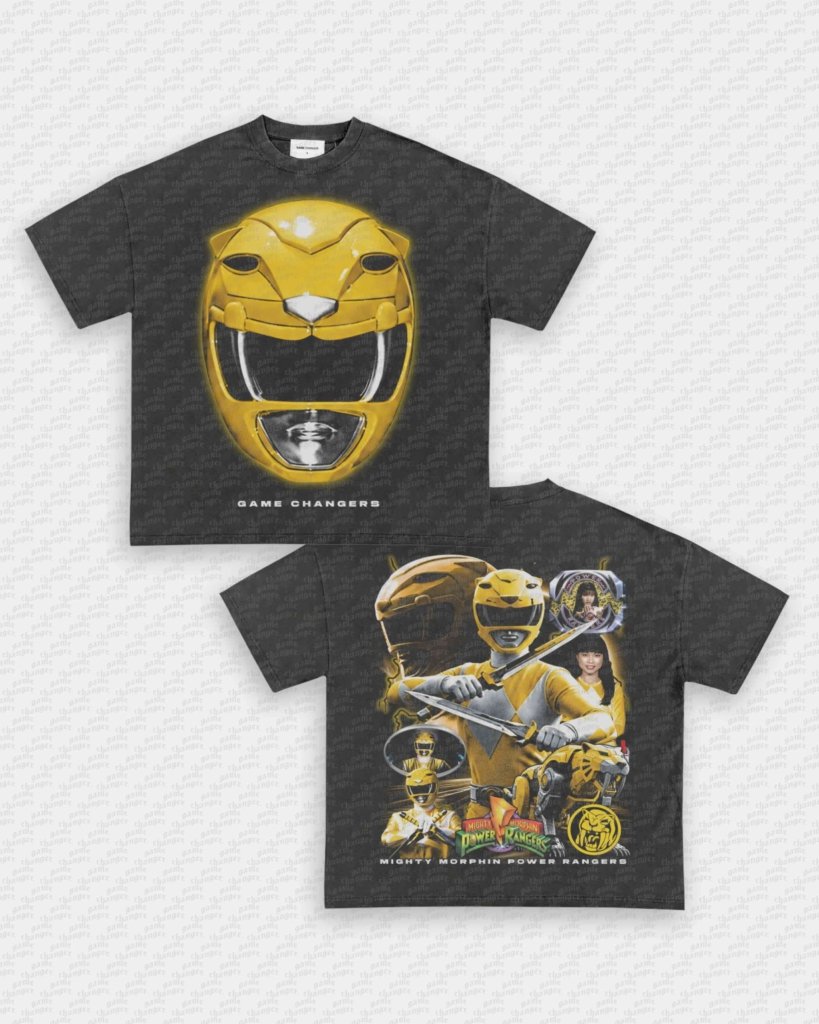 YELLOW RANGER V3 TEE - [DS] - VIP - GAME CHANGERS - GAME CHANGERS GRAPHIC TEE