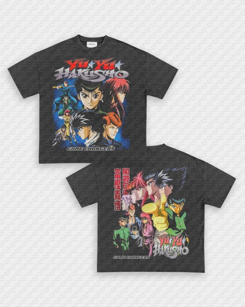 YU YU HAKUSHO V2 TEE - [DS] - VIP - GAME CHANGERS - GAME CHANGERS GRAPHIC TEE