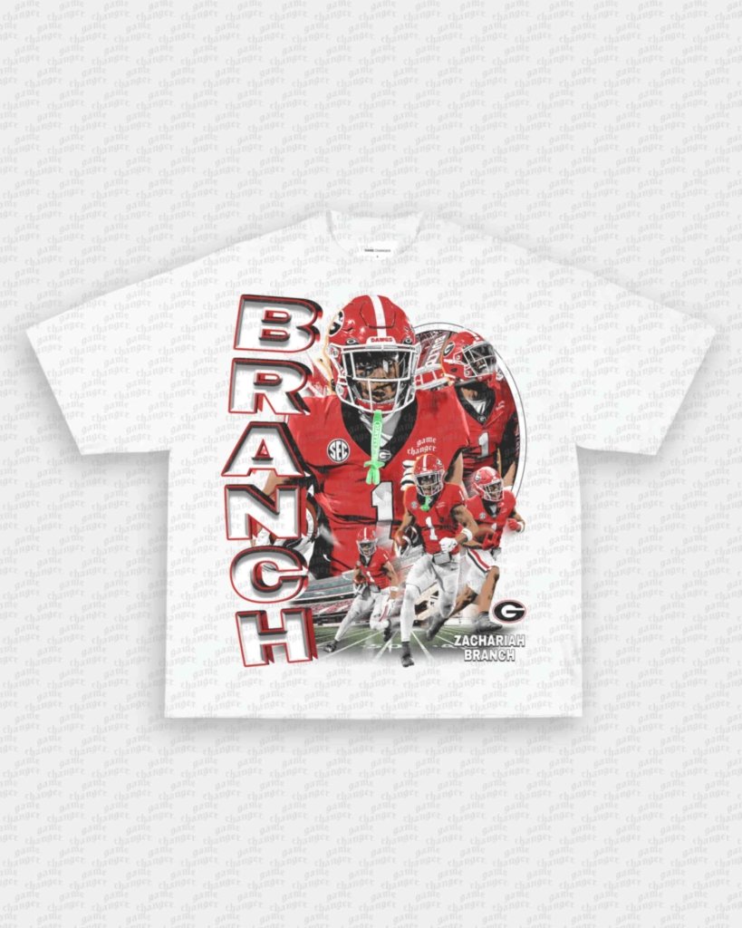 ZACHARIAH BRANCH - UGA TEE - VIP - GAME CHANGERS - GAME CHANGERS GRAPHIC TEE