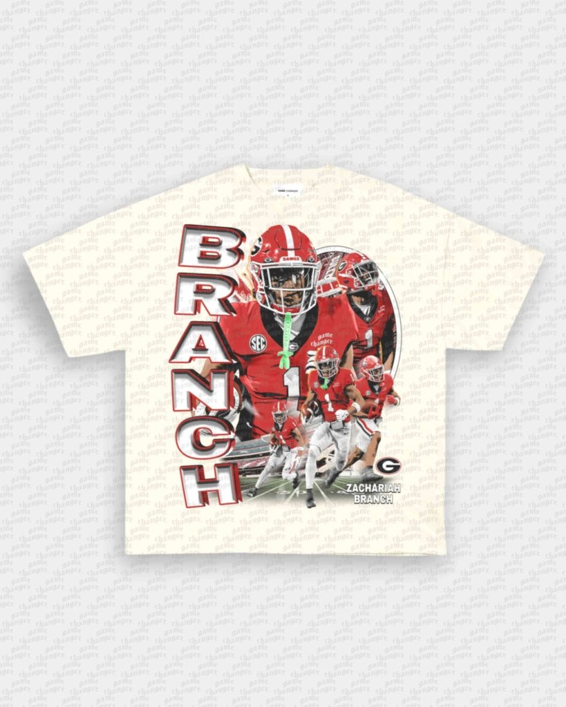 ZACHARIAH BRANCH - UGA TEE - VIP - GAME CHANGERS - GAME CHANGERS GRAPHIC TEE