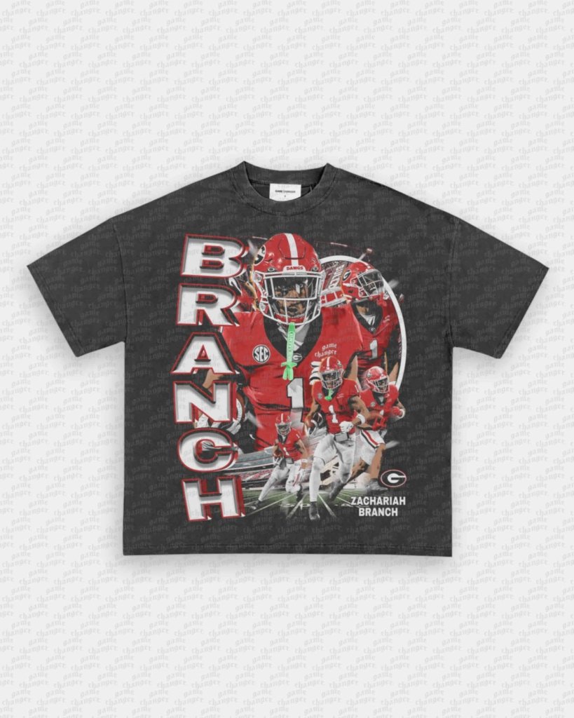 ZACHARIAH BRANCH - UGA TEE - VIP - GAME CHANGERS - GAME CHANGERS GRAPHIC TEE