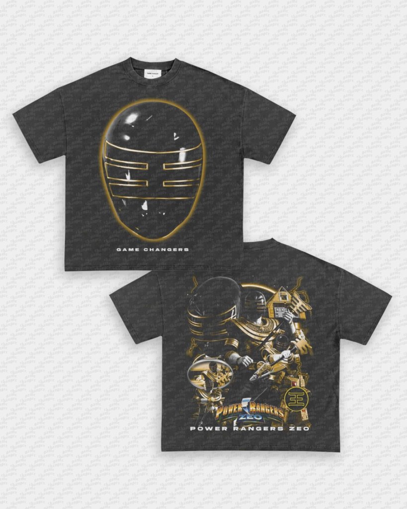 ZEO BLACK RANGER TEE - [DS] - VIP - GAME CHANGERS - GAME CHANGERS GRAPHIC TEE