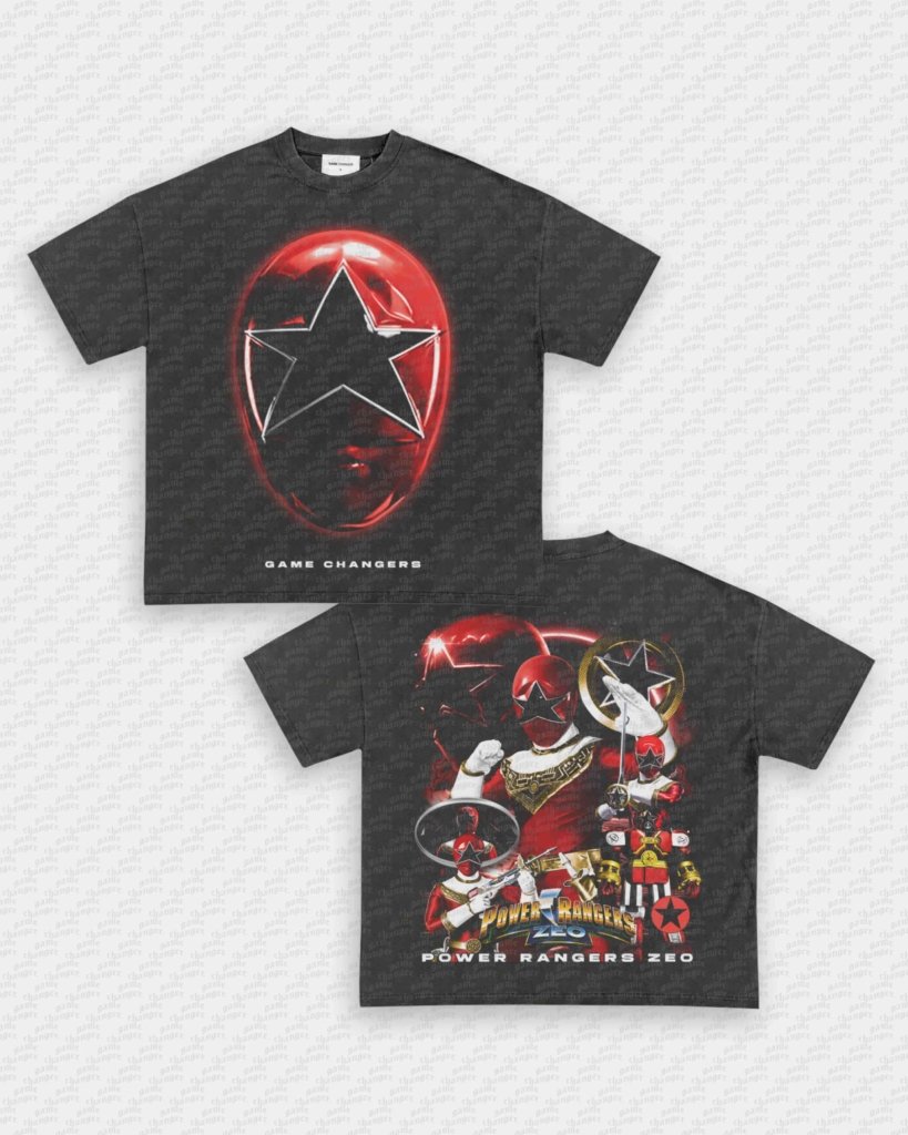 ZEO RED RANGER TEE - [DS] - VIP - GAME CHANGERS - GAME CHANGERS GRAPHIC TEE